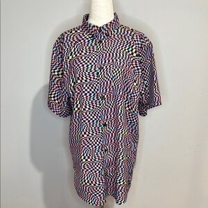 WESC Color Warp Geometric Shirt